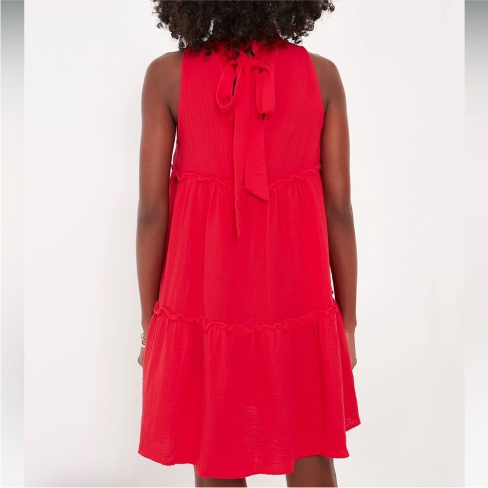 Quince Pomander Tuckernuck Red Gauze Dress - Picture 2 of 6